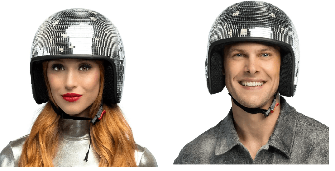 CASQUE BOULE DISCO – Image 1