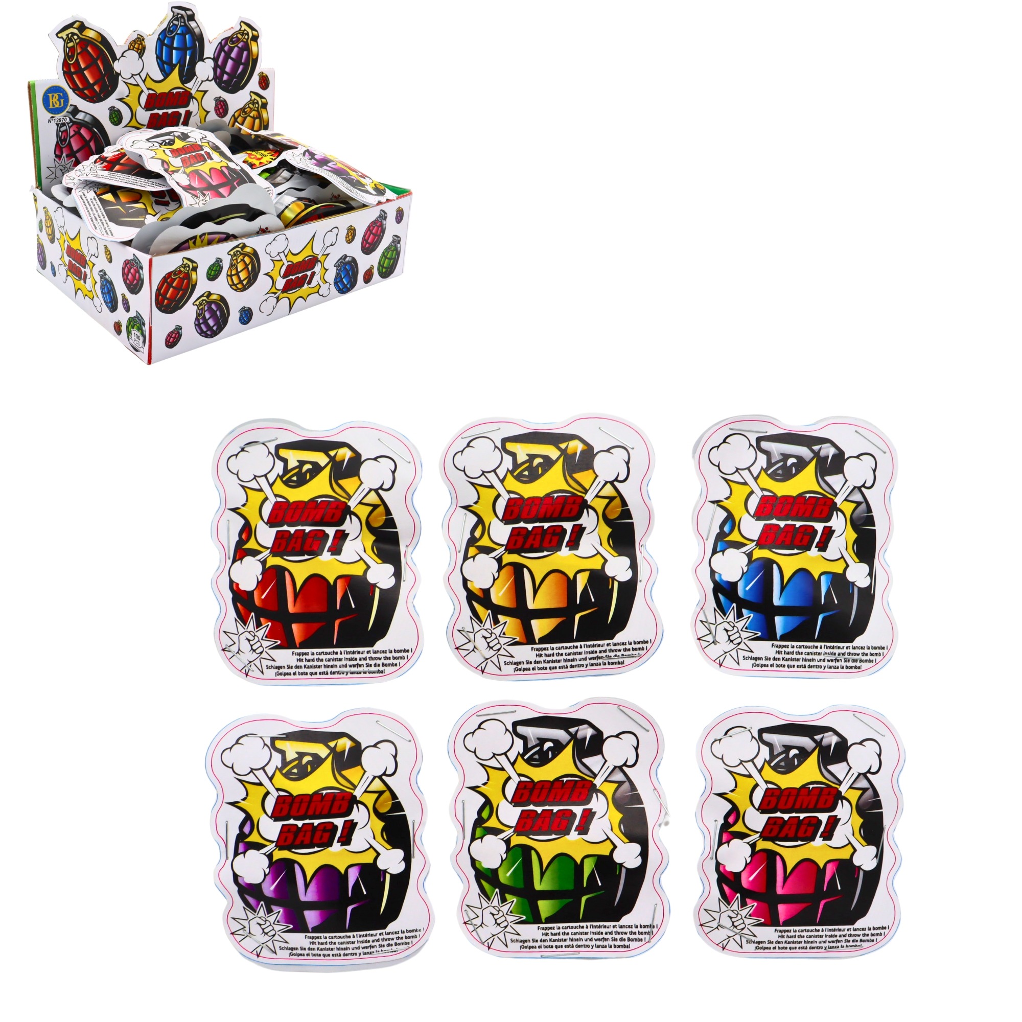 BOMBES BAG GRENADES (Boite 100 pièces - 8.5 cm) Bruit explosif – Image 1