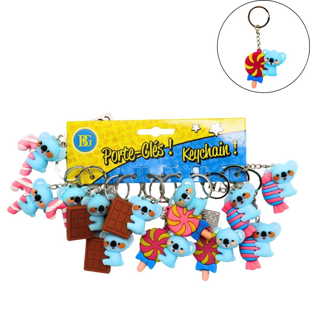 PORTE CLÉ KOALA (Assortiment 12 pièces)