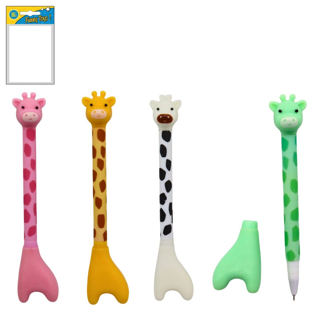 STYLO GIRAFE COULEUR FUN
