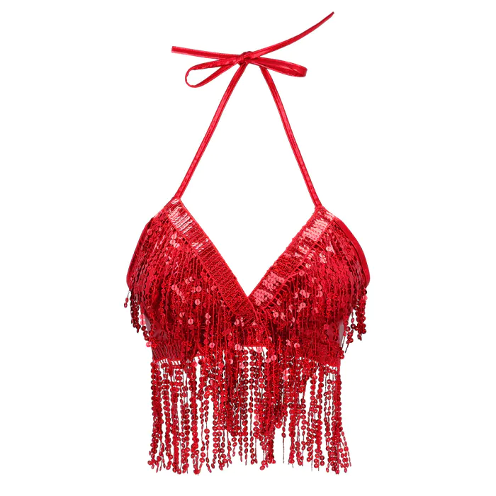 TOP ROUGE BRILLANT