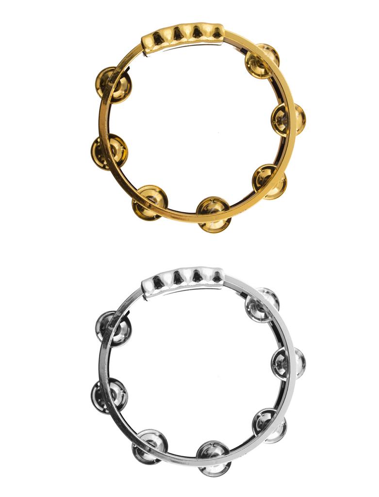 TAMBOURIN MÉTALLISÉ (Diamètre 15 cm)