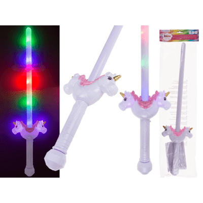 ÉPÉE LUMINEUSE LICORNE (Dimension 67 cm)
