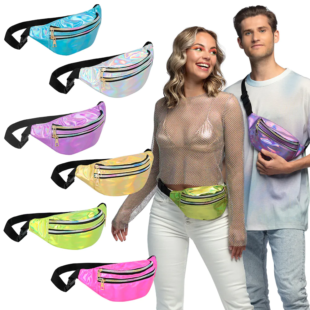 SAC BANANE FASHION FLUO (Pack 6 sacs - 6 couleurs)