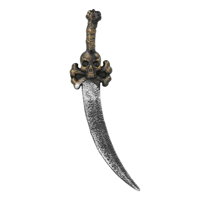 ÉPÉE PIRATE TÊTE DE MORT (Longueur 59 cm)