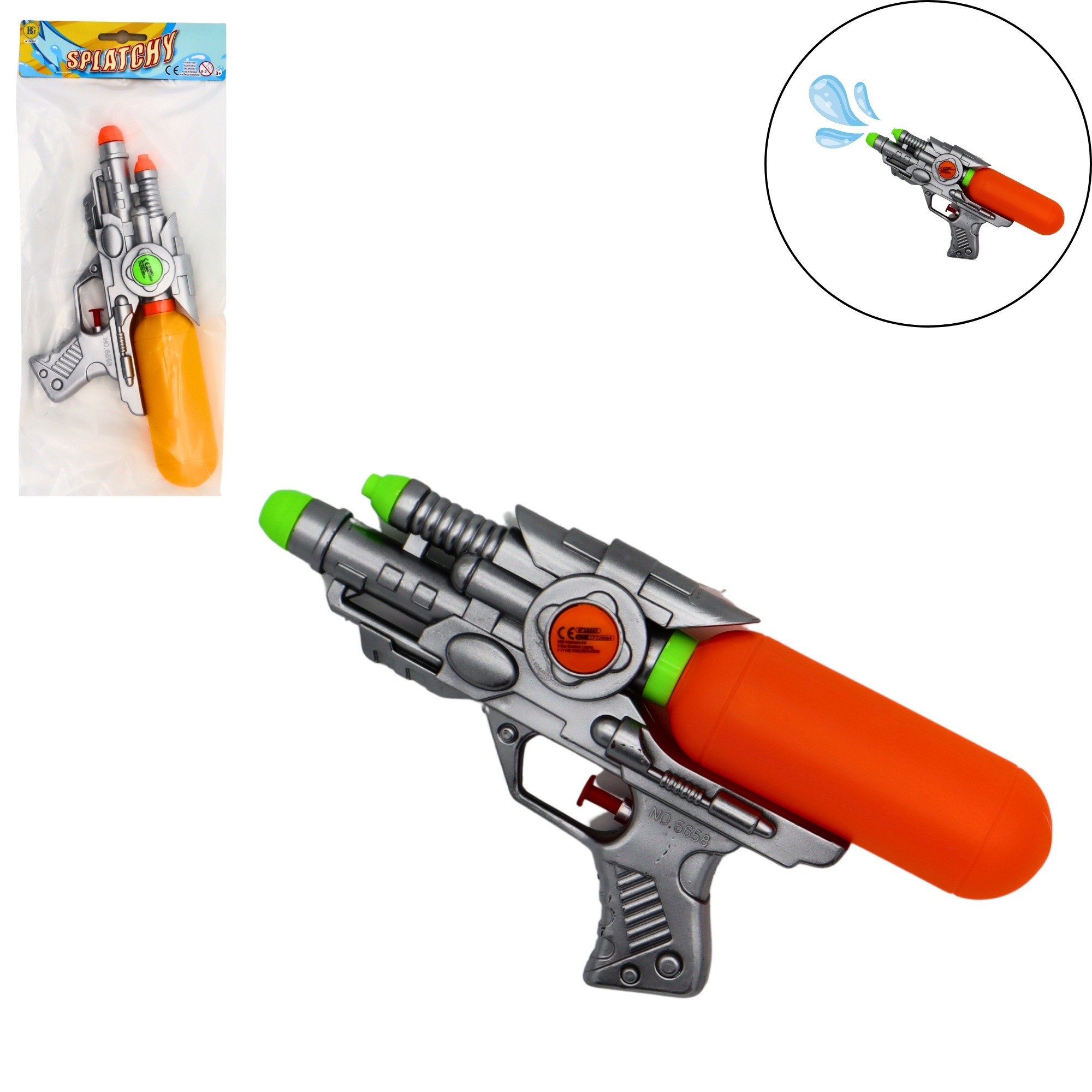 PISTOLET A EAU SPATIAL Taille 26 cm – Image 1