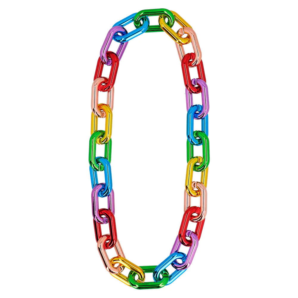 CHAINE A MAILLONS ARC-EN-CIEL