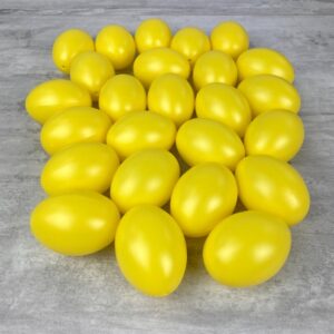 OEUFS DE PAQUES COLORÉS (Pack 25 œufs - 3 coloris) Dimension 6 cm – Image 2