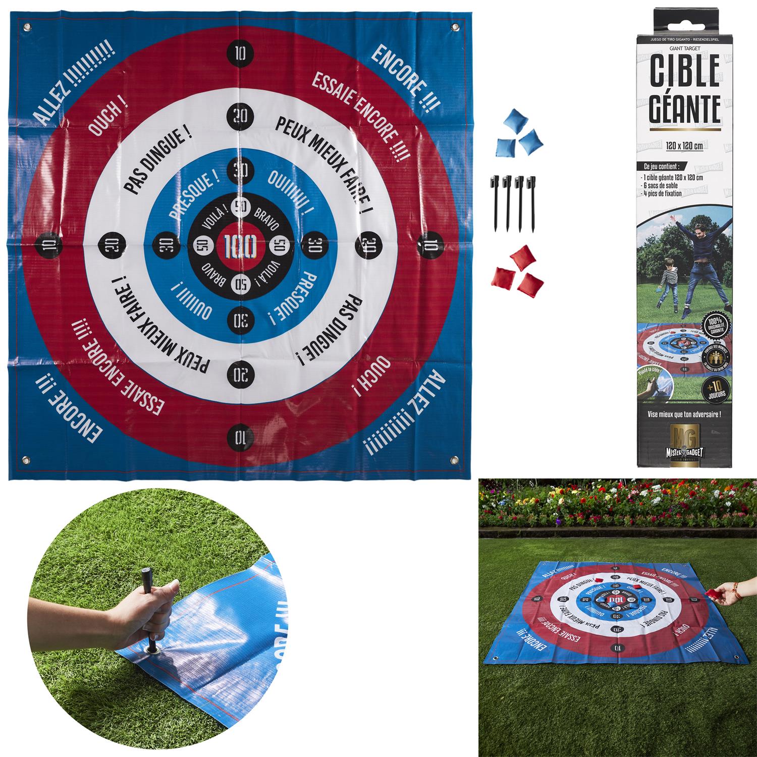 CIBLE GEANTE A POSER 120 x 120 cm – Image 1