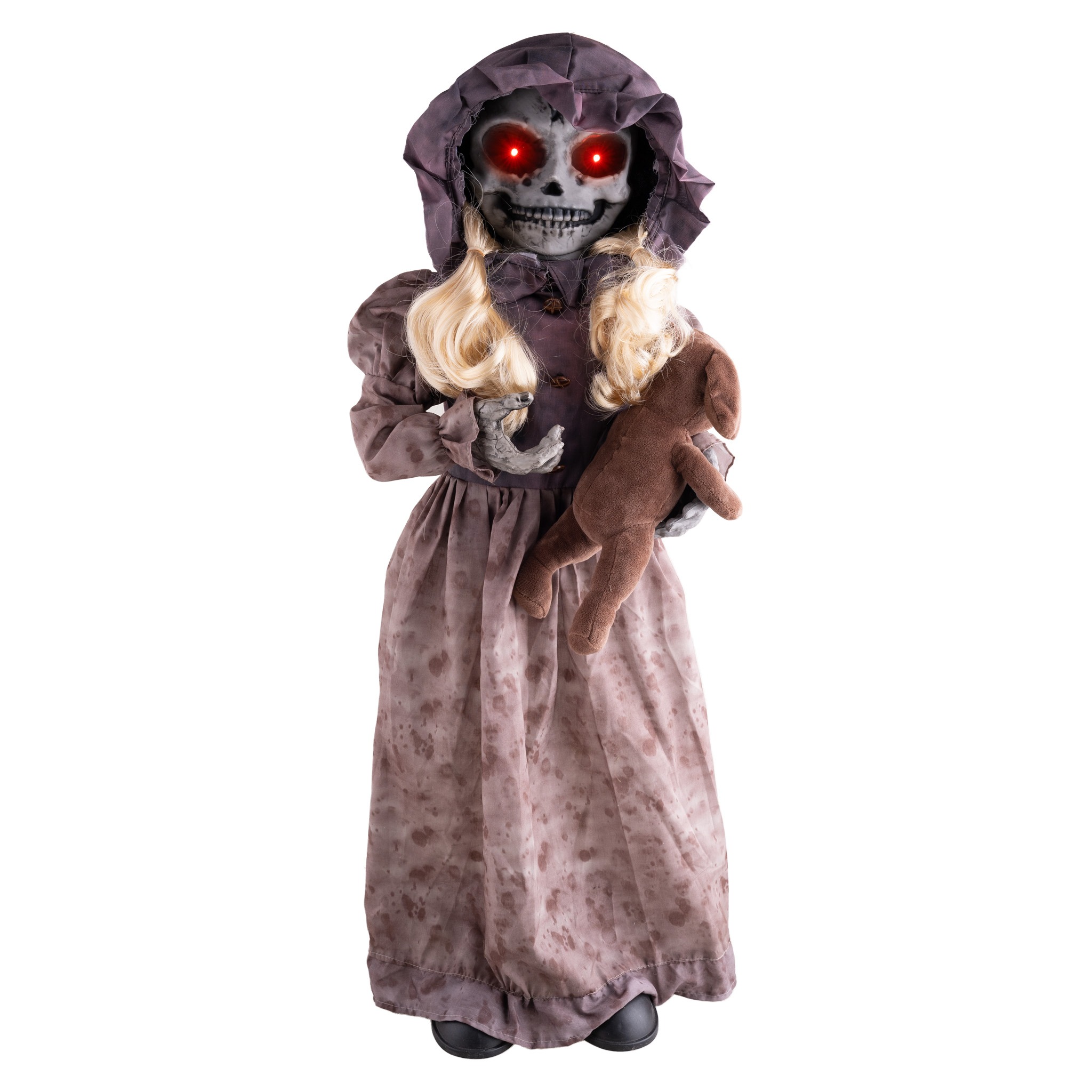 POUPEE SQUELETTE ANIMEE TETE TOURNANTE 95cm(démo vidéo) – Image 2