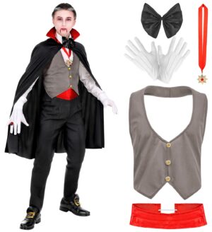 COSTUME PETIT VAMPIRE (Costume et accessoires) Tailles enfants – Image 2