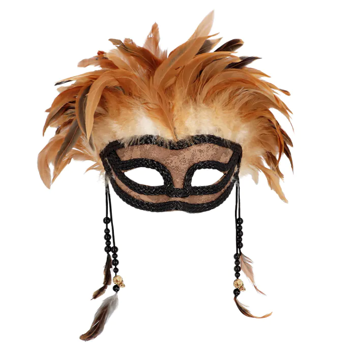 MASQUE VAUDOU PLUME