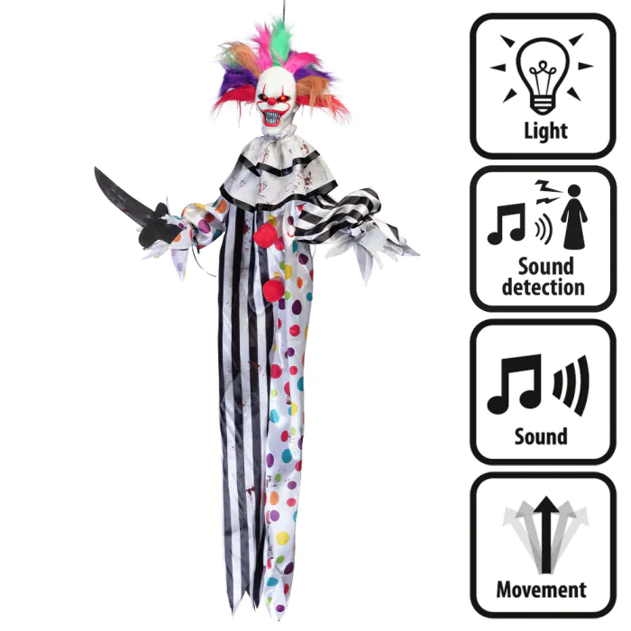 DECORATION CLOWN ANIME 120 cm démo vidéo