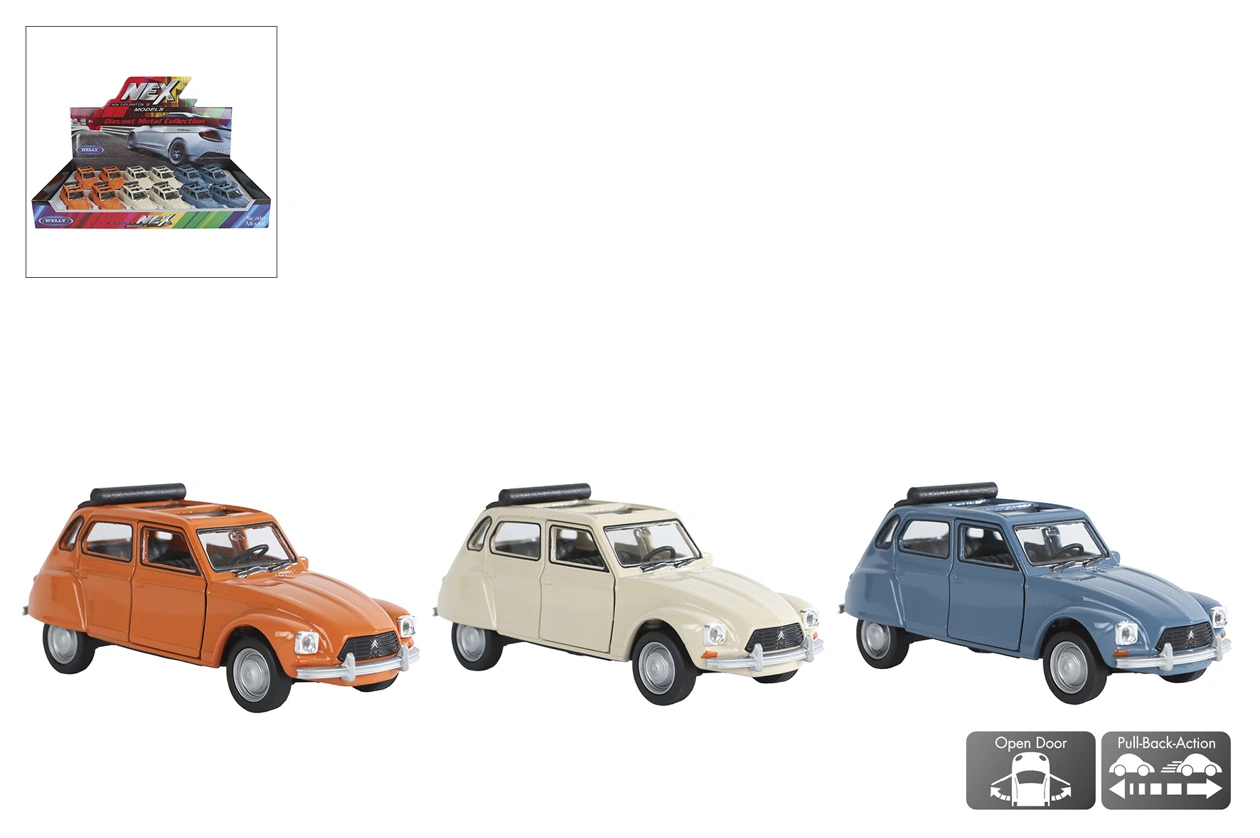 CITROEN DYANE (petites voitures de collection modèle métal assortis retro friction) – Image 1