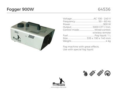 MACHINE A FUMÉE 900 W (Machine à brouillard)