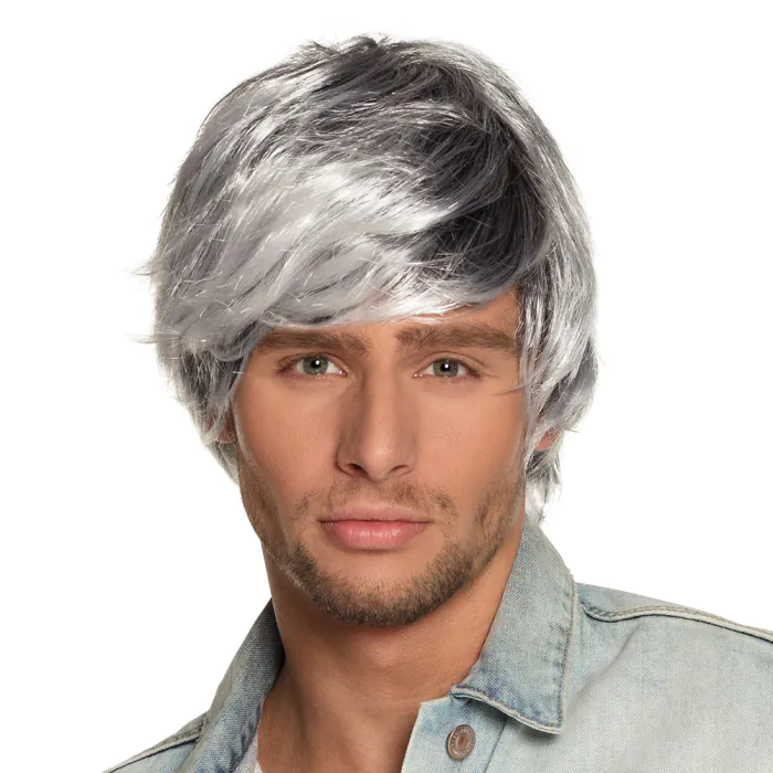 PERRUQUE DE BEAU GOSSE (Perruque GRISE)