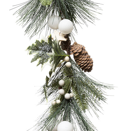 GUIRLANDE BOIS RONDINS ET BRANCHES 1M NATUREL