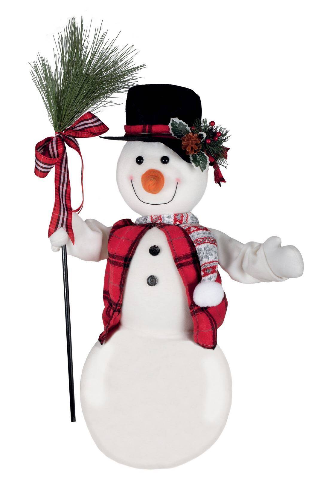 BONHOMME DE NEIGE ANIME ET SONORE 60 CM – Image 1