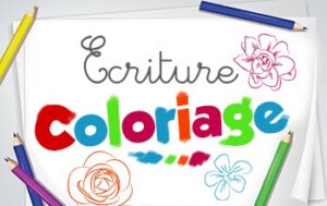 Papeterie, écriture et coloriage